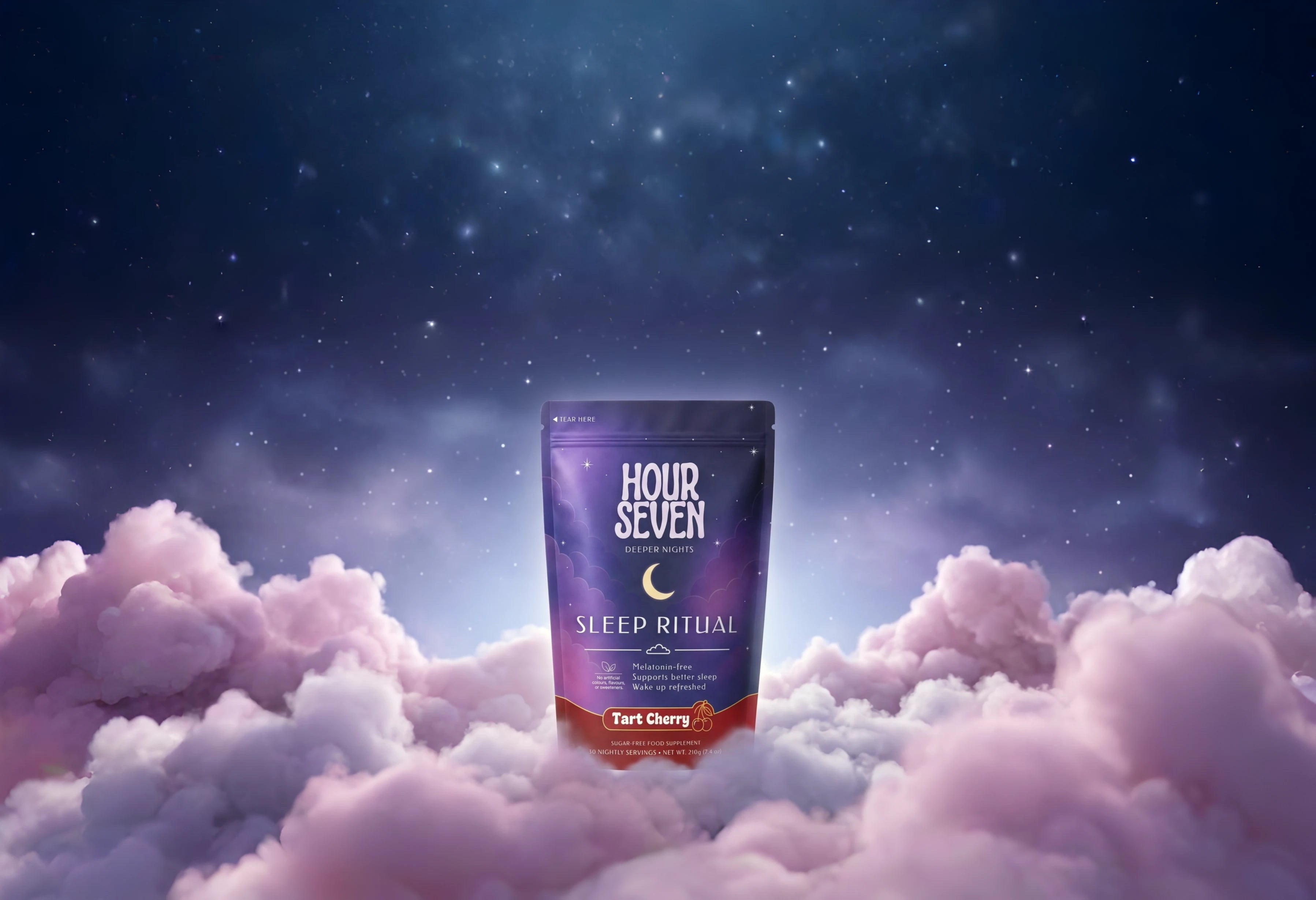 Hour Seven Tart Cherry Magnesium Sleep Drink pouch